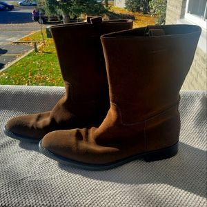 Salvatore Ferragamo suede boots